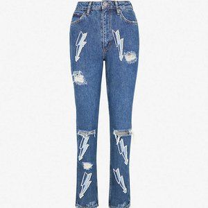 Sandro - Lightning bolt slim denim, Size: 34